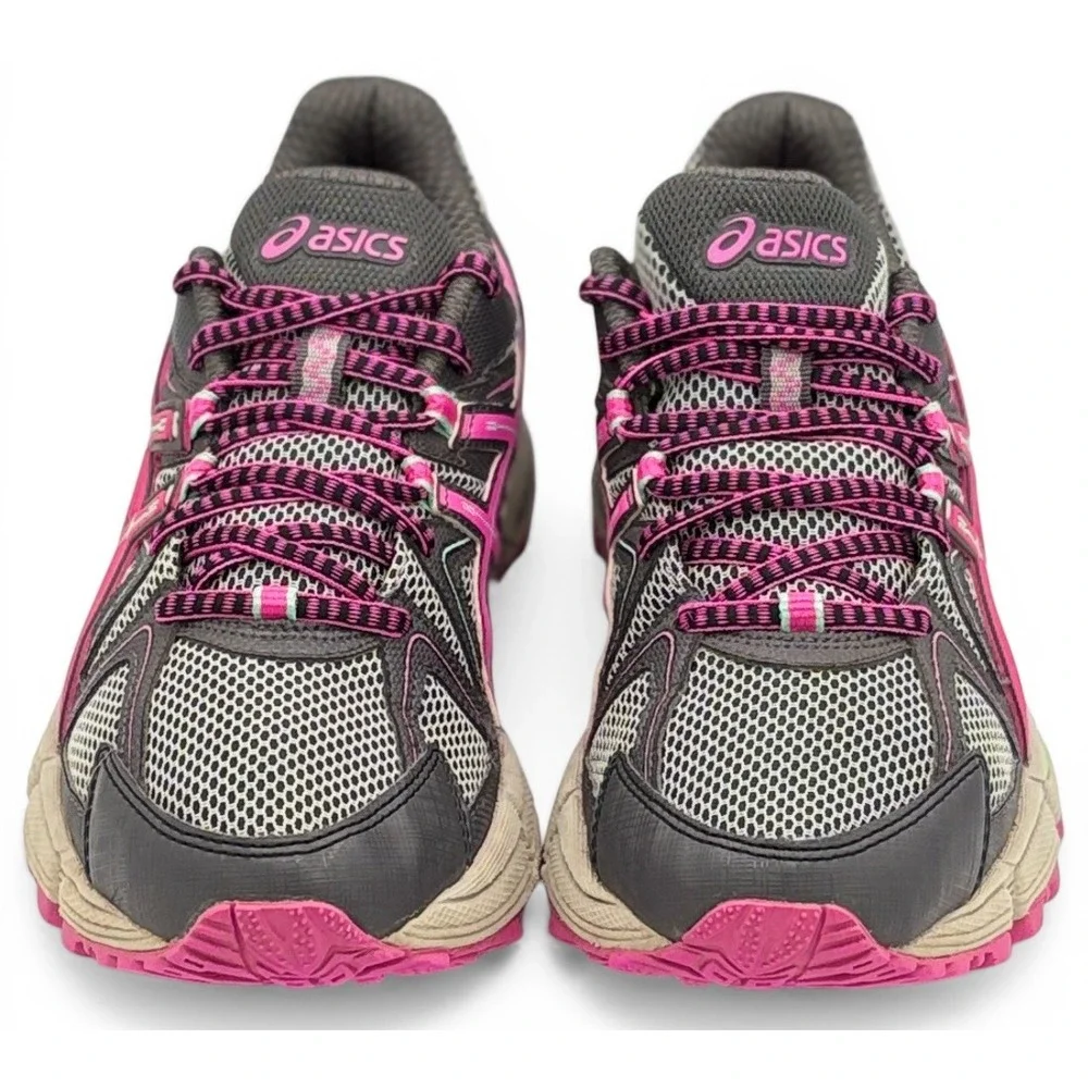 ASICS Gel Kahuna 8 Womens 6.5 Gray Pink‎ Running Shoes Athletic Comfort Training